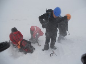 NUESTRO PRIMER INTENTO DE ASCENSO INVERNAL AL CURAVACAS