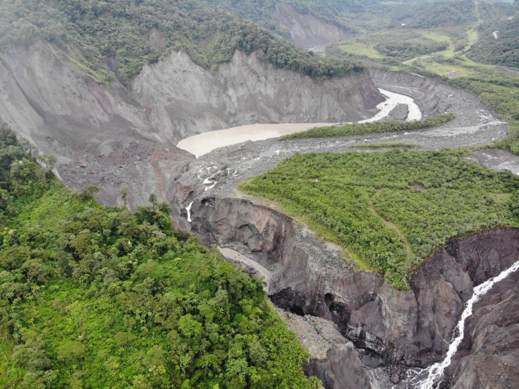 Deslizamiento río Coca, Ecuador. Julio 2020