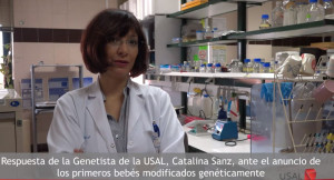 Respuesta de la Genetista de la USAL, Catalina Sanz, ante el anuncio de los primeros bebés modificados genéticamente