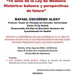 Cartel Rafael Escudero