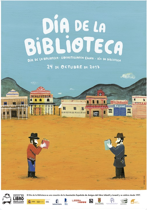 El 24 de octubre se celebra en España el Día de la Biblioteca, una iniciativa de la Asociación Española de Amigos del Libro Infantil y Juvenil, cuya primera convocatoria fue 1997, y que se realiza en colaboración con el Ministerio de Educación, Cultura y Deporte.