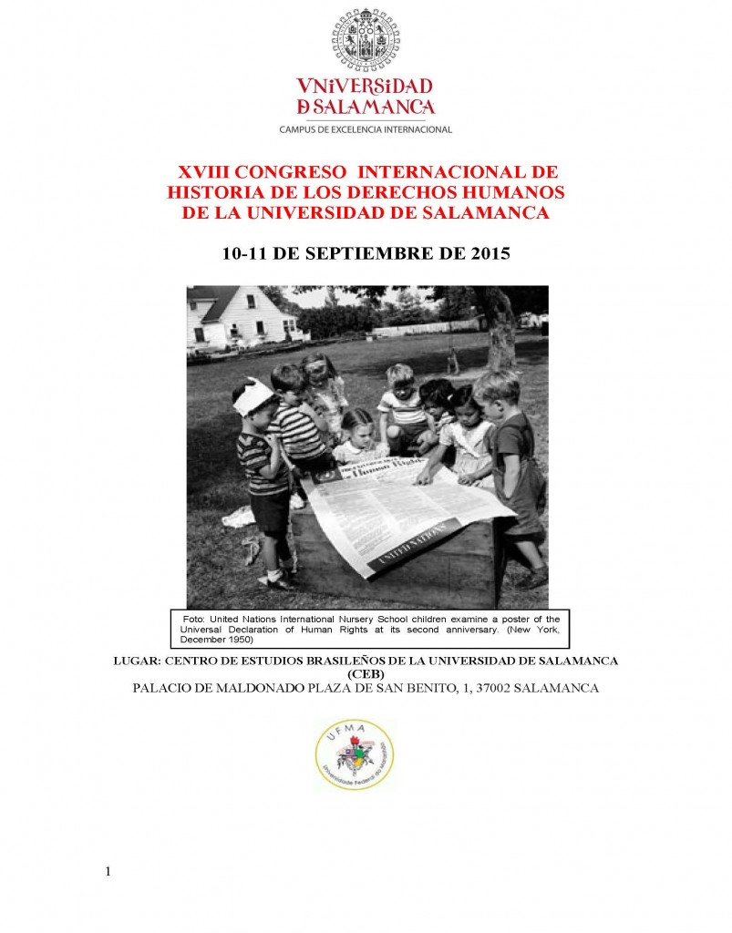 PROGRAMA    definitivo  CONGRESO  INTERNACIONAL DE  Hª de los DH  10-11 septiembre de 15_Página_1