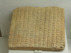 UGARIT Inscriciones con el considerado primer alfabeto