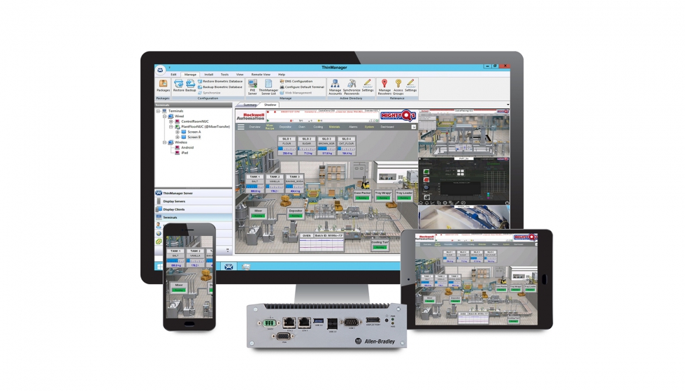 Rockwell Automation actualiza ThinManager para mejorar la productividad en las operaciones industriales