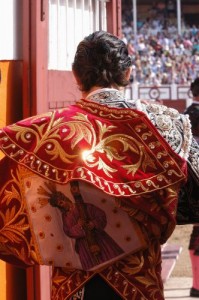 Juan Diego momentos antes de iniciar un paseillo.