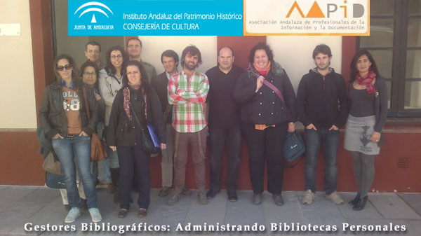 Participantes del curso sobre gestores bibliográficos