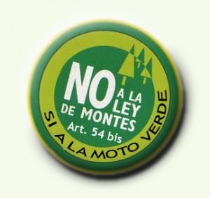No a la ley de montes
