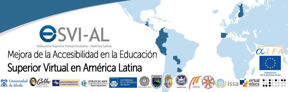 ESVI-AL. Mejora de la accesibilidad en la Educación Superior en América Latina