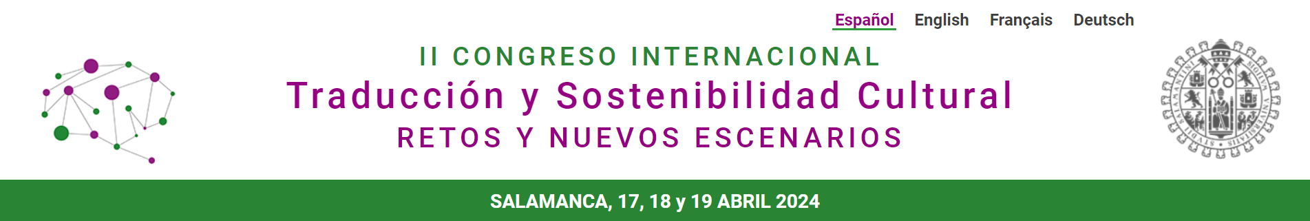 2º Congreso Internacional Traducción y sostenibilidad cultural: retos y nuevos escenarios