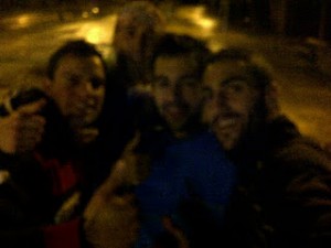 Al acabar un entrenamiento con frío y agua