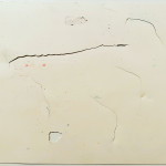 golpes y desgarros intencionados
pigmento y esmalte sobre porcelana. 190x210 cm.2020