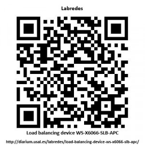 Load balancing device WS-X6066-SLB-APC