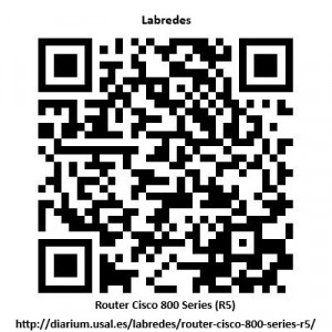 Router Cisco 800 Series (R5)