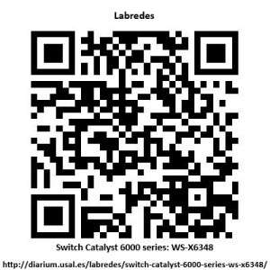 Switch Catalyst 6000 series: WS-X6348