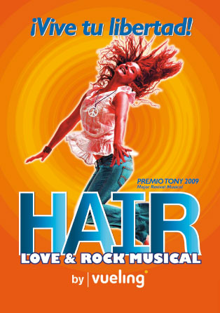 Cartel 'Hair, el musical'