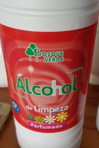 Álcohol de limp(i)eza