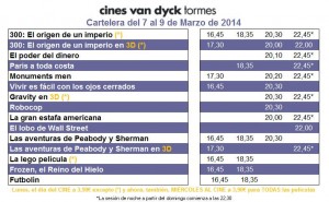 cartelera normal