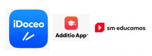 Logos de las aplicaciones que emplean para evaluar.