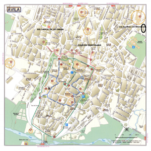 Plano turistico Avila