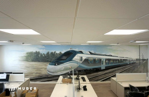 Mural para empresa corporativo