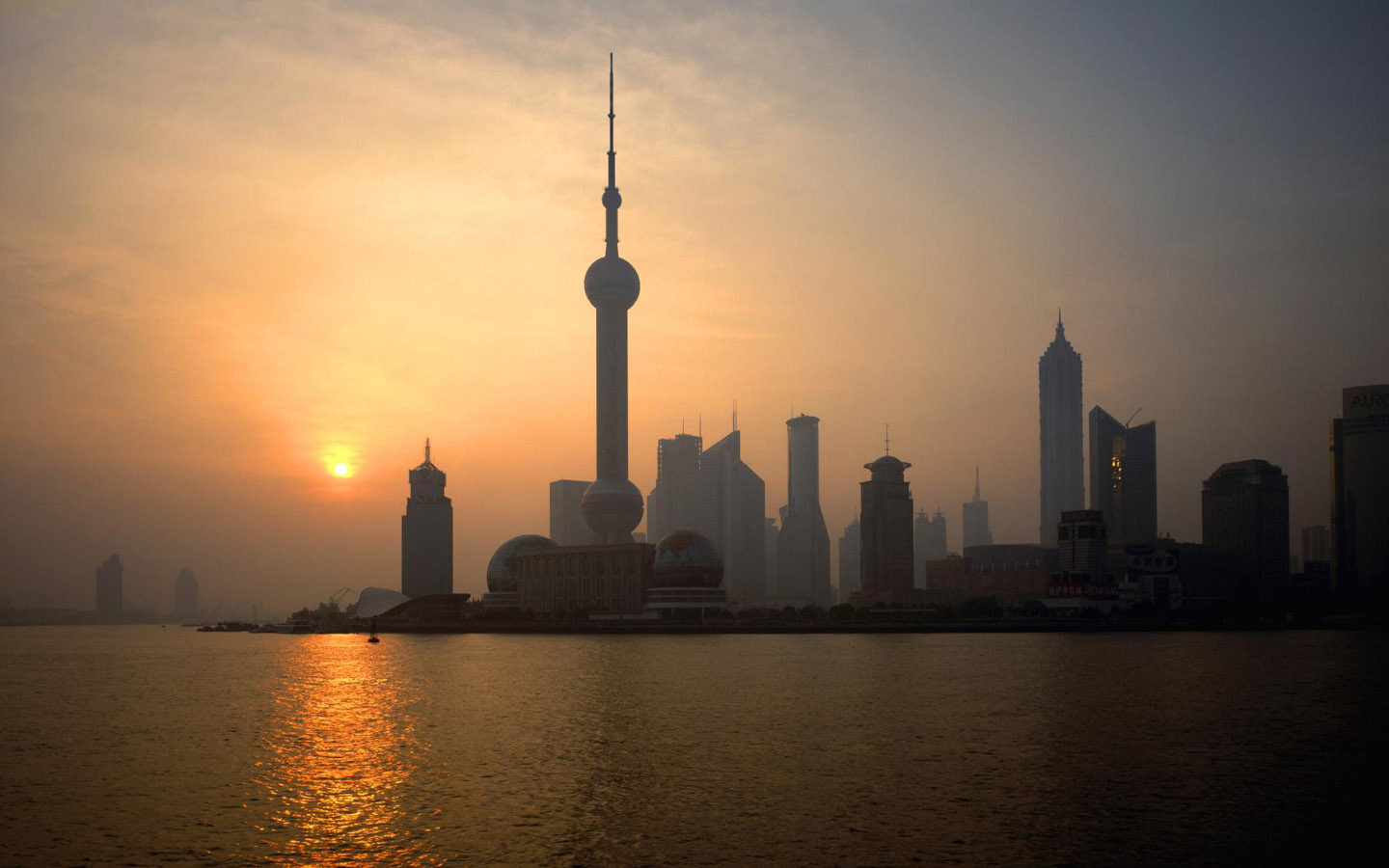 Shanghai,China,Pudong,dawn