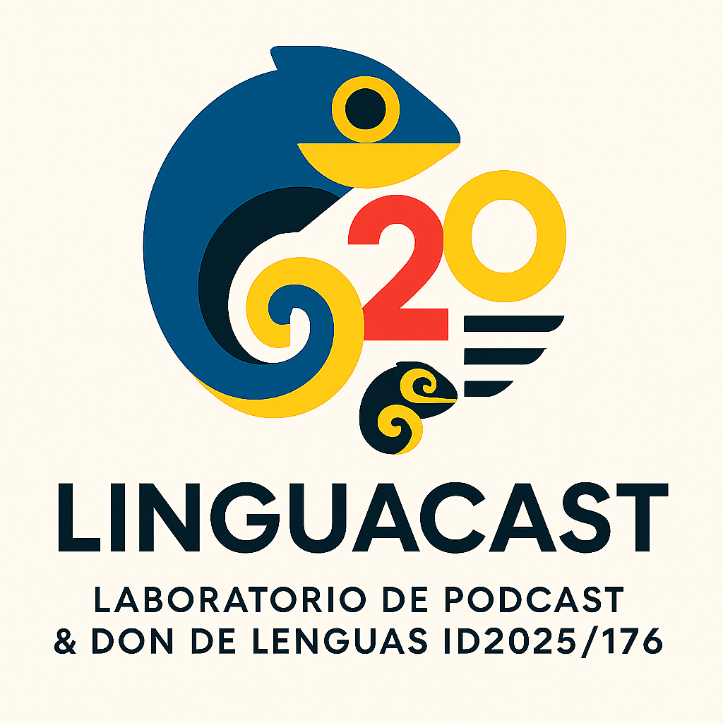 Logotipo de LinguaCast-AI